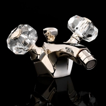 Devon&amp;amp;Devon Excelsior Gemstone Смеситель для биде на одно отверстие, цвет: блестящий никель