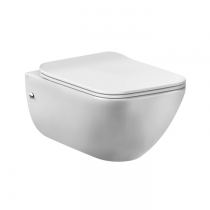 Gessi Origini Total Look Унитаз подвесной 47.4х35.8х35см, с сиденьем микролифт, с сифоном, цвет: белый/хром