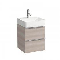 Laufen Space База с раковиной 43.5х38.5(41)х52см., подвесная, 1 отв., с 2 ящиками, цвет: светлый орех