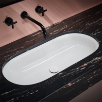 Bette Comodo Раковина 77.4х38х12см., встраиваемая под столешницу, без отв., BetteGlasur&amp;reg; Plus, цвет: белый