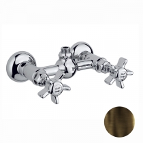Nicolazzi Dames Anglaises Смеситель для душа на 2 отверстия, вывод сверху 1/2&amp;amp;quot; (без шланга и лейки), цвет: тёмная бронза