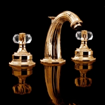 Devon&amp;amp;Devon Excelsior King Смеситель для раковины на три отверстия, цвет: золото