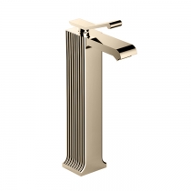 Stella Casanova Смеситель для раковины, на 1 отв, высокий, без донного клапана, цвет: никель матовый