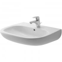 Duravit D-Code Раковина 60х46см., 1 отв., с переливом, цвет: белый