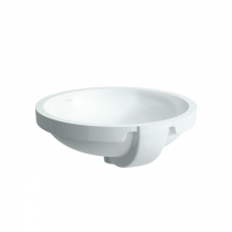 Laufen Pro Раковина 42x42x12см, встраиваемая снизу, без отверстия, цвет: белый