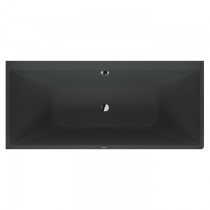 Duravit Vitrium Ванна встраиваемая 180x80см, Sx, с ножками, с2 наклонами для спины, прямоугольная, цвет: темно-серый матовый