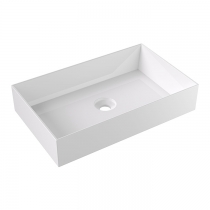 Alice Spy Rectangular Раковина 60x38х12см., накладная, без отв., цвет: белый глянцевый