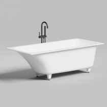 Salini Orlanda KIT Встраиваемая ванна 170х75х60cм., &amp;amp;quot;Up&amp;amp;Down&amp;amp;quot;, сифон, щелевой слив-перелив, мат-л: S-Sense, цвет: белый матовый