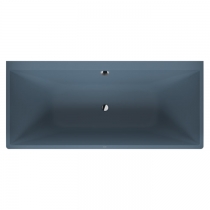 Duravit Vitrium Ванна пристенная 180x80см, с ножками, с2 наклонами для спины, прямоугольная, цвет: синий матовый