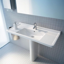 Duravit Starck 3 Раковина 85х48.5 см, 1 отв., с переливом, цвет: белый
