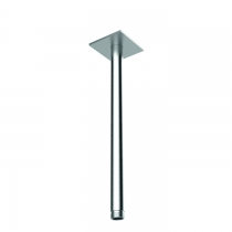 Almar 316 Stainless Steel Кронштейн для верхнего душа, потолочный, 30 см с квадратным отражателем, цвет: нержавеющая сталь брашированная AISI 316