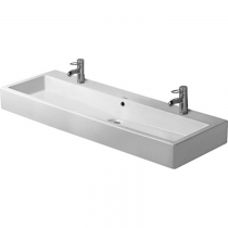 Duravit Vero Раковина 120х47 см, 2 отв., с переливом, цвет: белый