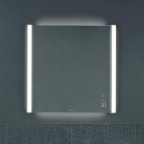 Duravit XViu Зеркало с подсветкой 82x80см, цвет: матовый черный