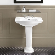 Devon&amp;amp;Devon Westminster Раковина (69х49 см) с 1 отверстием под смеситель, цвет: белый