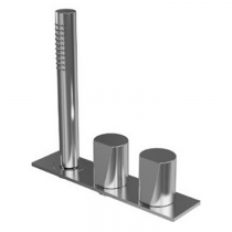 Antonio Lupi Indigo Смеситель на борт ванны, на 3 отв., цвет: хром