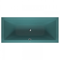 Duravit Vitrium Ванна встраиваемая 180x80cм, с ножками, с2 наклонами для спины, прямоугольная, цвет: аквамарин матовый