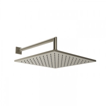 Gessi Emporio shower Верхний душ 30х30см., подвесной, поворотная, с защитой от известкового налёта, цвет: Finox Brushed Nickel