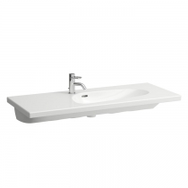 Laufen Palomba Раковина 120х50х4 см, 1 отв., полка слева, цвет: белый
