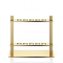 Decor Walther DW 330 Держатель для зубных щёток 15x7x13.5см, настольный, цвет: золото