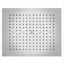 BOSSINI DREAM-RECTANGULAR Верхний душ 570x470 мм, с 12 LED (белый), блок питания/управления, цвет: хром
