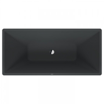 Duravit Vitrium Ванна отдельностоящая 160x75см, с ножками, с2 наклонами для спины, прямоугольная, цвет: темно-серый матовый