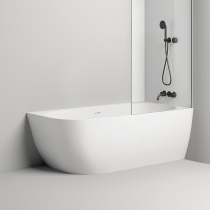 Salini Sofia Corner Right Ванна угловая 170х85х59см., Dx, с дон кл &amp;amp;quot;Up&amp;amp;Down&amp;amp;quot;, сифон, слив-пер, материал: S-Sense , цвет: белый матовый