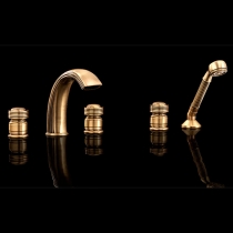 Devon&amp;amp;Devon Excelsior Royal Смеситель для ванны на пять отверстий, цвет: античная латунь