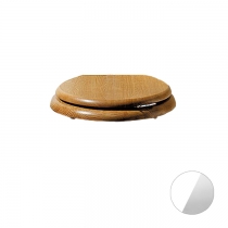 Devon&amp;amp;Devon Oxford Сиденье из МДФ, микролифт, цвет: белый лакированный/хром