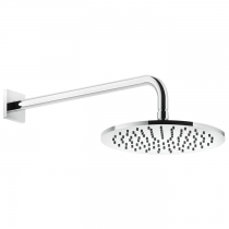 Gessi Rilievo Душевая головка шарнирная для настенного крепления на 1/2&amp;rdquo; &amp;Oslash;250мм, цвет: хром