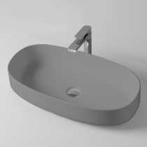 Artceram Cognac Раковина 68х35хh15см, накладная, без отв., без перелива, цвет: grigio oliva