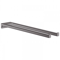 Hansgrohe AddStoris Полотенцедержатель 44.5см., двухрожковый, цвет: шлифованный черный хром