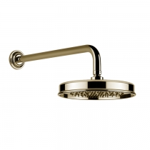 Gessi Venti20 Верхний душ &amp;Oslash;200 мм., с настенным держателем 389 мм., цвет: Brass PVD
