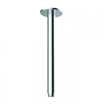 Almar 316 Stainless Steel Кронштейн для верхнего душа, потолочный, 20 см с круглым отражателем, цвет: нержавеющая сталь брашированная AISI 316