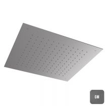 Almar Душевая лейка потолочная встраив., 50х50см, 1 режим, цвет: Gun Metal Brushed PVD