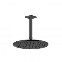 Gessi Rilievo Потолочная душевая головка шарнирная на 1/2&amp;amp;quot;, &amp;Oslash;250мм, длина изгот. под заказ (105 - 1855мм), цвет: nero XL