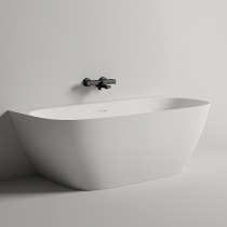 Salini Sofia Wall 160 Ванна пристенная 160х80х59см., донный клапан &amp;amp;quot;Up&amp;amp;Down&amp;amp;quot;, сифон, слив-перелив, материал: S-Sense, цвет: белый 