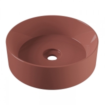Alice Spy Round Раковина &amp;Oslash;40см., накладная, без отв., цвет: табаско глянцевый