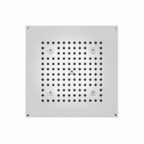 BOSSINI DREAM-CUBE Верхний душ 470 x 370 мм с 4 LED RGB, блок питания/управления, Cromoterapia, гибкая подводка, цвет: хром