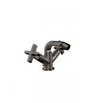 Gessi Inciso Смеситель для биде, однорычажный, с донным клапаном на 1 1/4&amp;amp;quot;, соединительные шланги на 3/8&amp;amp;quot;, цвет: Black XL