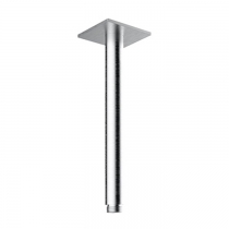 Almar 316 Stainless Steel Кронштейн для верхнего душа, потолочный, 20 см с квадратным отражателем, цвет: нержавеющая сталь брашированная AISI 316