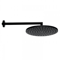 Bossini Верхний душ Cosmo &amp;Oslash; 280 mm с кронштейном 400 mm, черный матовый
