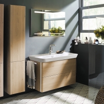 Burgbad Iveo Комплект мебели с раковиной, напольный, цвет: Кашемировый дубовый