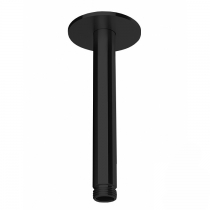 Almar Arms Кронштейн для верхнего душа, потолочный 15см., с круглым отражателем, цвет: черный матовый