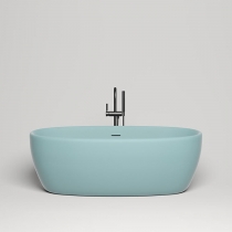 Salini Luce Ванна отдельностоящая 170х85х58cм., донный клапан &amp;amp;quot;Up&amp;amp;Down&amp;amp;quot;, сифон, слив-перелив, материал: S-stone, цвет: Pastel turquoise матовый