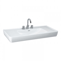 Laufen Pro A  Раковина накладная/подвесная 1050x480x115 мм., с 1 отверстием для смесителя по центру, цвет: белый