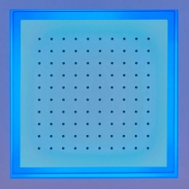 Antonio Lupi Душевая система Meteo 35x35x11 см, цвет: зеркальная сталь, с подсветкой