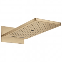 Axor ShowerSolutions Верхний душ 25x58см, 3jet, настенный, цвет: шлифованная бронза