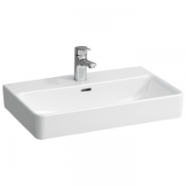 Laufen Pro S Раковина55х38х9,5 см,подвесная/накладная с 1 отв. под смеситель по центу, c переливом, цвет: белый