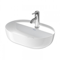 Duravit Luv Раковина накладная 50х35см., с 1 отв., с донным клапаном, без перелива, цвет: белый глянцевый
