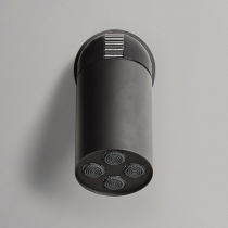 Antonio Lupi Azimut Настенная или потолочная душевая лейка, &amp;Oslash; 8см, с регулируемым потоком, цвет: графит